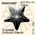 スワロフスキー Star ビーズ (5714) 12mm - クリスタル エフェクト