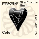 Swarovski Wild Heart Bead (5743) 12mm - Crystal Effect