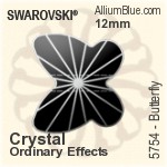 施华洛世奇 图形 串珠 (5520) 12mm - 透明白色