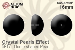 Swarovski Dome-shaped Pearl (5817) 16mm - Crystal Pearls Effect