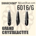 6016/G - Grand Crystalactite (Partly Frosted)