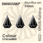 Swarovski Briolette Pendant (6010) 17x8.5mm - Color