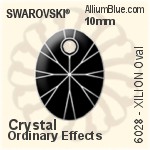 Swarovski XILION Oval Pendant (6028) 10mm - Crystal Effect