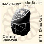 スワロフスキー Cosmic ラインストーン (2520) 14x10mm - クリスタル エフェクト 裏面プラチナフォイル