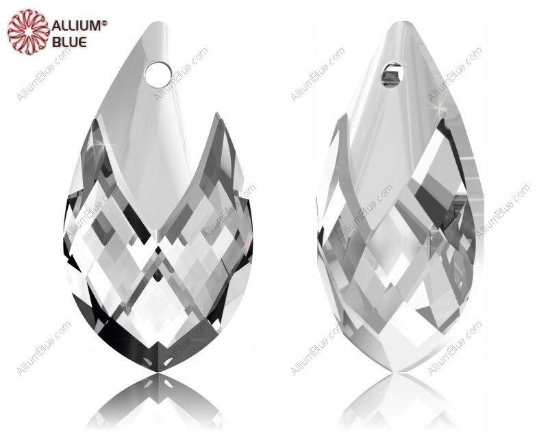施华洛世奇 #6565 Metallic Cap Pear-shaped