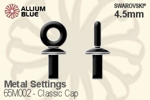 Swarovski Classic Cap For Pendant (65M002) 4.5mm - Metal Settings