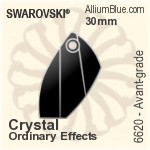 施華洛世奇 Avant-grade 吊墜 (6620) 20mm - Clear Crystal