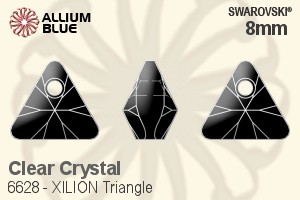 スワロフスキー XILION Triangle ペンダント (6628) 8mm - クリスタル