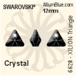 Swarovski XILION Triangle Pendant (6628) 8mm - Color