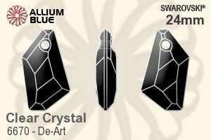 Swarovski De-Art Pendant (6670) 24mm - Clear Crystal