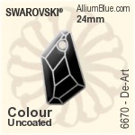 Swarovski De-Art Pendant (6670) 18mm - Clear Crystal