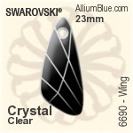 スワロフスキー Heart カット ペンダント (6432) 14.5mm - クリスタル エフェクト PROLAY