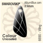 Swarovski Pear-shaped Pendant (6106) 22mm - Crystal Effect