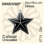 施华洛世奇 Star 吊坠 (6714) 28mm - 白色（半涂层）