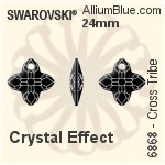 Swarovski Cross Tribe Pendant (6868) 24mm - Crystal Effect