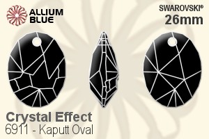 Swarovski Kaputt Oval Pendant (6911) 26mm - Crystal Effect