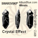 Swarovski Kaputt (Signed) Pendant (6912) 28mm - Crystal Effect
