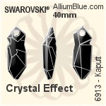 Swarovski Pear-shaped Fancy Stone (4320) 18x13mm - Crystal Effect Unfoiled