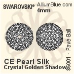 Swarovski Pavé Ball (86001) 4mm - Mauve / Light Amethyst