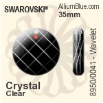 Swarovski STRASS Wavelet (8950/0041) 35mm - Clear Crystal