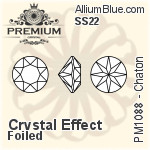 PREMIUM 33 Facets Chaton (PM1088) SS22 - Crystal Effect With Foiling