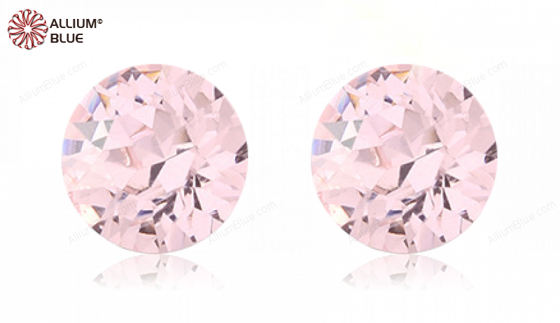 PREMIUM CRYSTAL 33 Facets Chaton SS34 Light Rose F