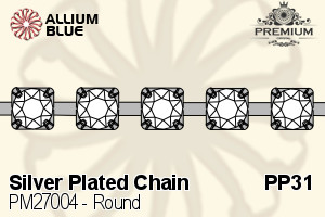 PREMIUM CRYSTAL Round Cupchain SVR PP31 Black Diamond
