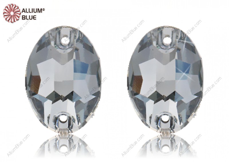 PREMIUM CRYSTAL Oval Sew-on Stone 18x13mm Crystal Blue Shade F