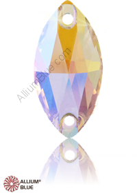 PREMIUM CRYSTAL Navette Sew-on Stone 18x9mm Crystal Paradise Shine F