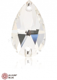 PREMIUM CRYSTAL Pear Sew-on Stone 22x13mm Crystal F