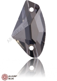PREMIUM CRYSTAL Galactic Sew-on Stone 14x9mm Black Diamond F