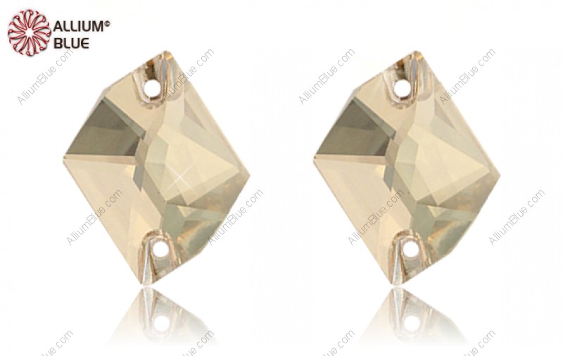 PREMIUM CRYSTAL Cosmic Sew-on Stone 17x13mm Crystal Golden Shadow F