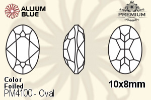 PREMIUM CRYSTAL Oval Fancy Stone 10x8mm Rose F