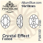 PREMIUM Cushion Cut Fancy Stone (PM4470) 10mm - Color With Foiling