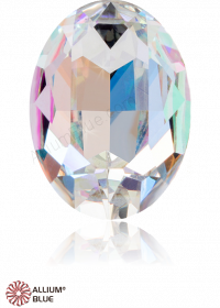 PREMIUM CRYSTAL Oval Fancy Stone 14x10mm Crystal Shimmer F