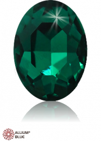 PREMIUM CRYSTAL Oval Fancy Stone 6x4mm Emerald F