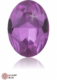 PREMIUM CRYSTAL Oval Fancy Stone 18x13mm Violet F
