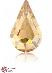 PREMIUM CRYSTAL Pear Fancy Stone 10x6mm Crystal Golden Shadow F