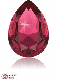 PREMIUM CRYSTAL Pear Fancy Stone 25x18mm Rose F