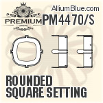 PM4470/S - Cushion Cut Setting