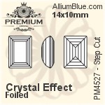 Preciosa MC Chaton MAXIMA (431 11 615) SS48 - Clear Crystal With Dura Foiling