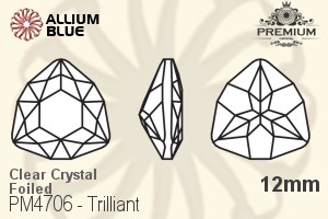 PREMIUM CRYSTAL Trilliant Fancy Stone 12mm Crystal F