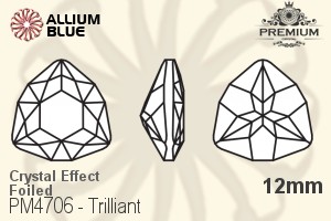 PREMIUM CRYSTAL Trilliant Fancy Stone 12mm Crystal Copper F