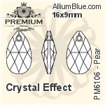 Preciosa MC Bead Rondell (451 69 302) 5.7x6mm - Crystal Effect