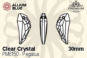 PREMIUM CRYSTAL Pegasus Pendant 30mm Crystal