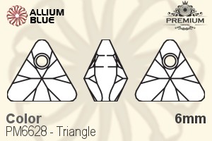 PREMIUM Triangle Pendant (PM6628) 6mm - Color