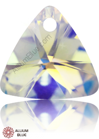 PREMIUM CRYSTAL Triangle Pendant 6mm Crystal Aurore Boreale