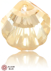 PREMIUM CRYSTAL Shell Pendant 16mm Crystal Golden Shadow