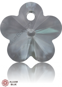 PREMIUM CRYSTAL Flower Pendant 10mm Crystal Blue Shade