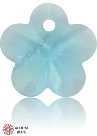 PREMIUM CRYSTAL Flower Pendant 12mm Aqua